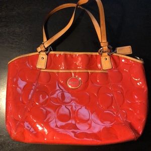 Genuine Coach Purse, Orange